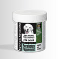 Container of Kennel's Favourite Eucalyptus Peppermint whey pastilles for dogs on a white background