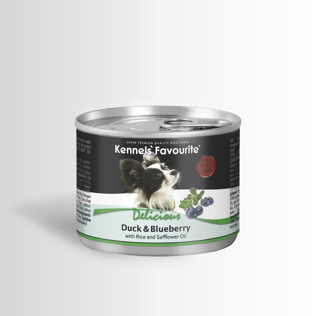 Kennels’ Favourite Храна за Кучета с Патешко и Боровинки 200 г