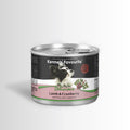 Can of Kennel's Favourite Lamb & Cranberry dog food on a white background