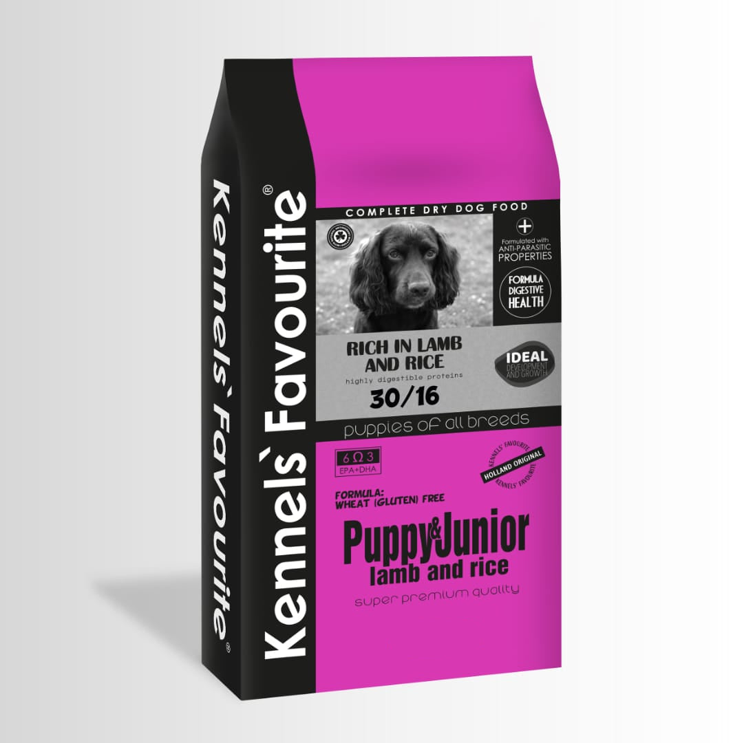 Kennel’s Favourite® Puppy and Junior Агнешко и Ориз 20 кг