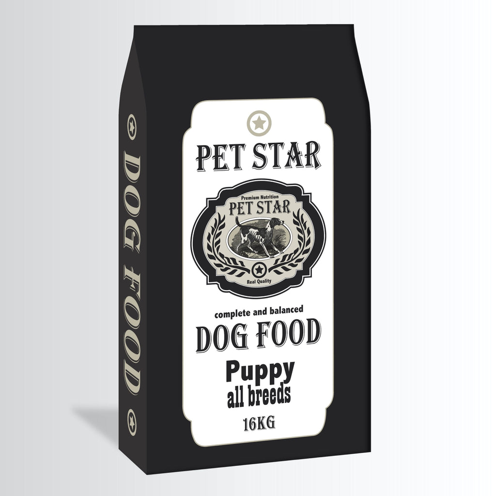 Pet Star Puppy Пълноценна Суха Храна за Кученца 16 кг