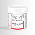 Pro-Vet anti-parasite treatment jar on a white background