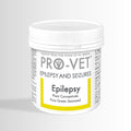 Pro-Vet epilepsy and seizures treatment container on a white background