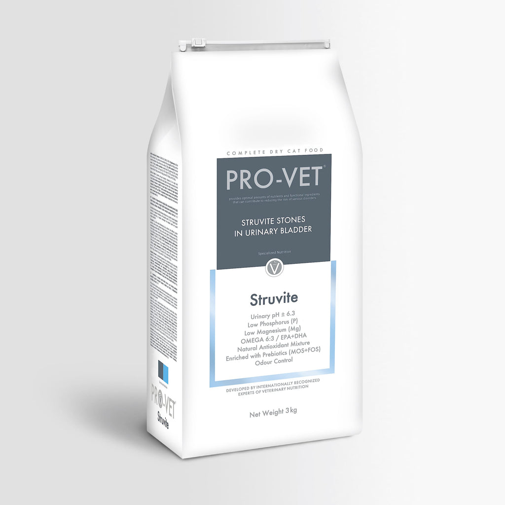 PRO-VET Struvite Специализирана Храна против Камъни в пикочния мехур за котки 750 гр