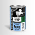 Can of Kennel's Favourite Puppy food with a husky on the label